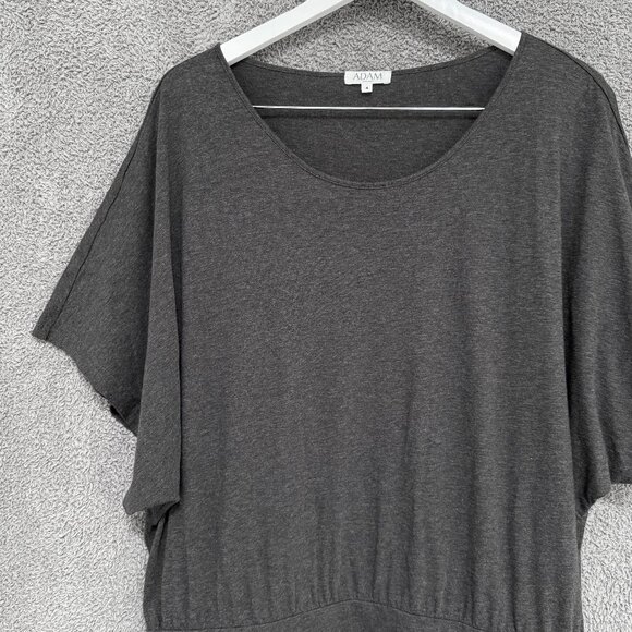 Adam Lippes dolman sleeve Peruvian Pima cotton jersey drop-waist dress - Picture 2 of 7